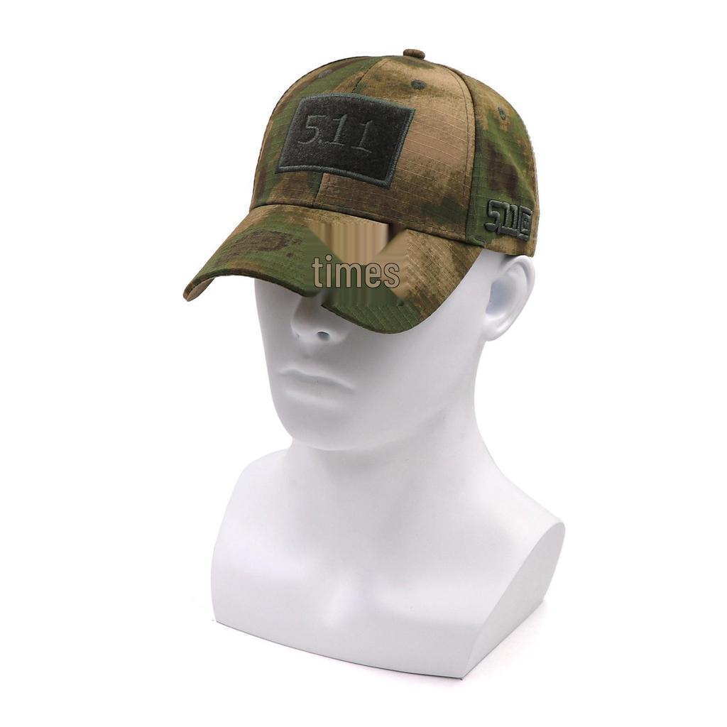 5.11 Velcro Tactical Camouflage Baseball Cap - Military Sports Hat