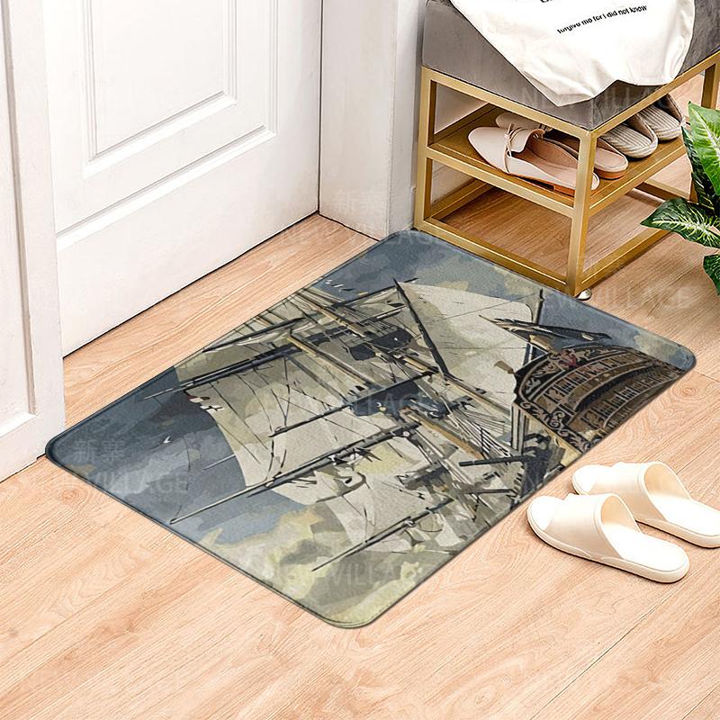 House entrance carpet Home Natural and Animal Styles doormat Room Bath mat Foot mat bath non-slip Kitchen water absorption mat