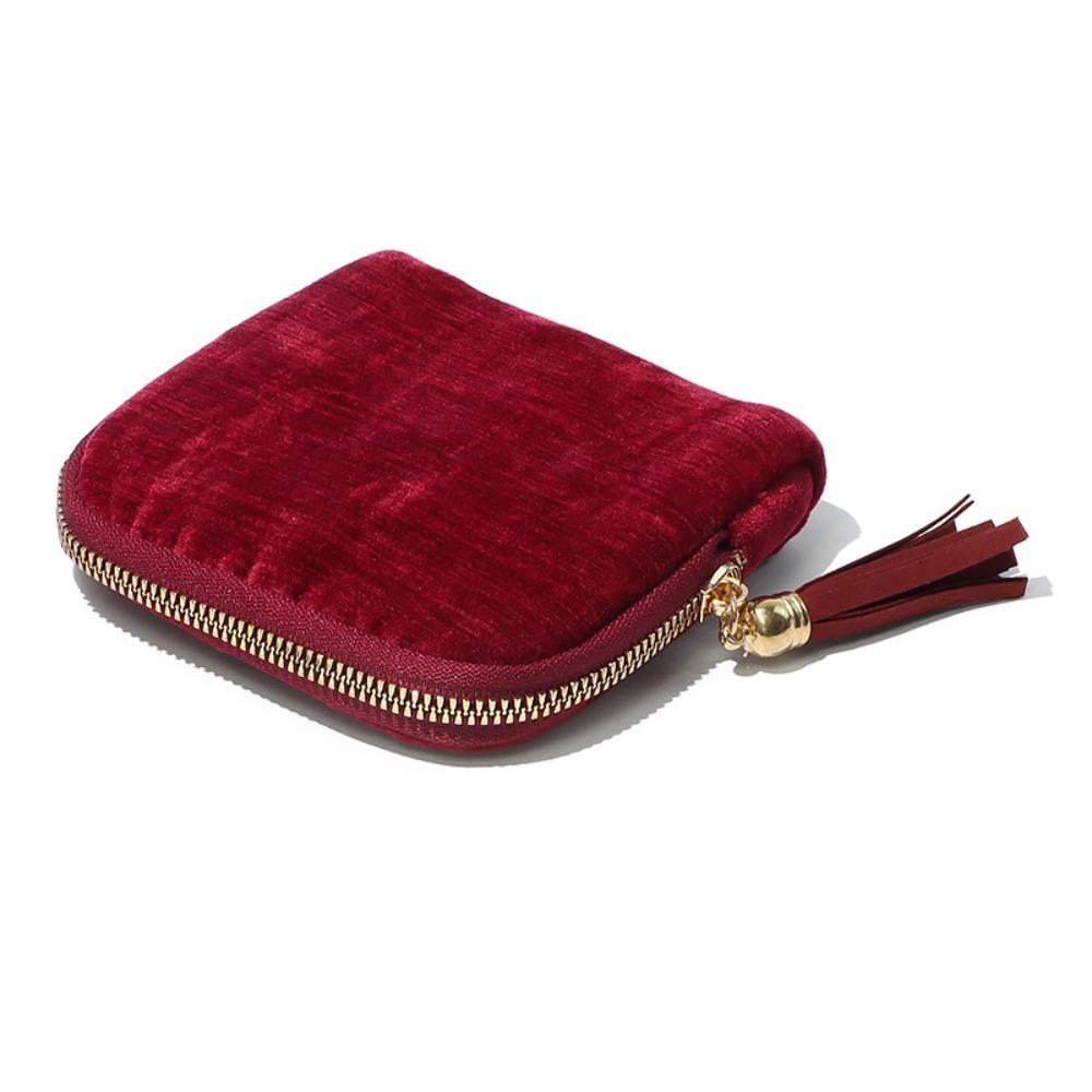 Flannel Jewelry Organizer Mini Jewelry Storage Pouch  for Rings, Bracelets, & Bangles