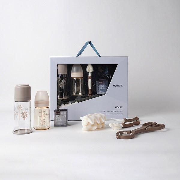 Set cadou pentru biberon Mother K Holic Basic, produse coreene pentru bebeluși