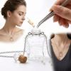 Glaze Vial Vial Pendant Necklace Openable Openable Glaze Vial Necklace  Birthday Gifts