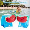 1Pair Swim Buoyancy Air Sleeve Double Air Bag Inflatable Swimming Pool Arm Ring Printed Adult Kids Swimming Equipment