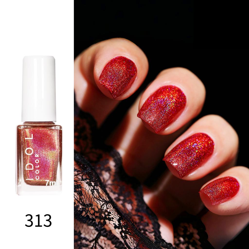 Laser Nail Polish No-bake, Long-lasting, Non-peeling, Quick-drying, Flash Diamond, Nail Polish Sequins