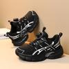 Kids Sneakers Dial Knob Closure Low Top Trainers Lightweight Cushioned School Sports Shoes Breathable Size 29-39