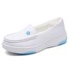 Nurse Shoes for Women with Soft Sole, Breathable Flat Bottom, Thick Sole, Anti Slip, Autumn and Winter Medical Work Shoes with Added Fleece