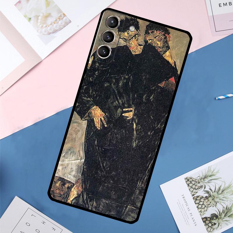 

Художественный чехол Эгона Шиле для Samsung Galaxy S25 Ultra S21 S22 S24 S23 Ultra S9 S10 Plus S21 FE S25 FE Задняя крышка Galaxy S25Ultra