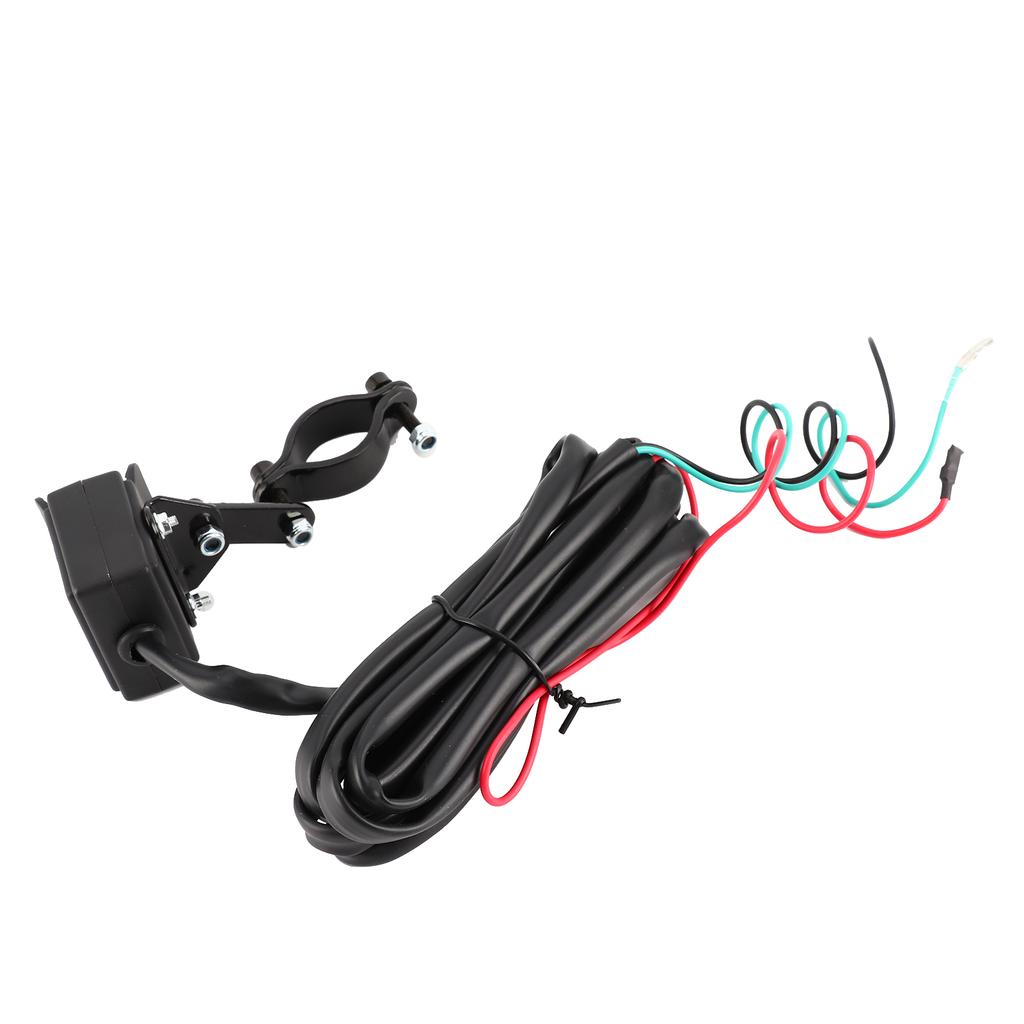 Winch Rocker Thumb Switch with 2.5m 8.2ft Wire PowerCoated for All 12V ATV UTV SUV