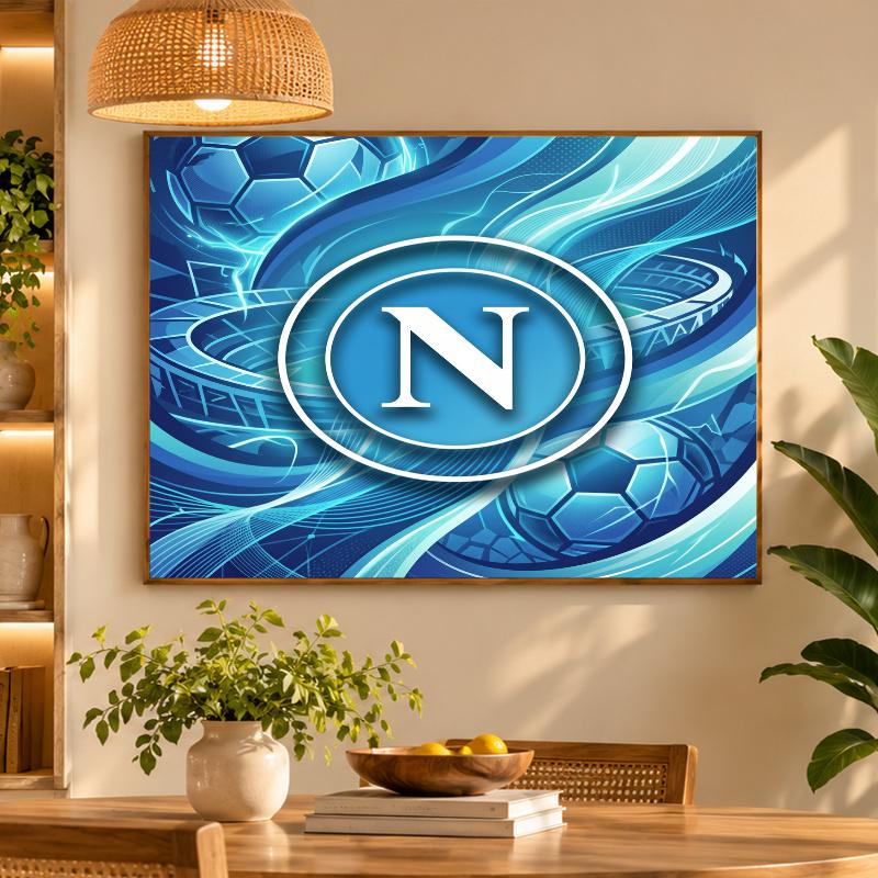 5D Diamond Painting Napoli FC DIY Full Drill Diamond Art Kit Home Decoration