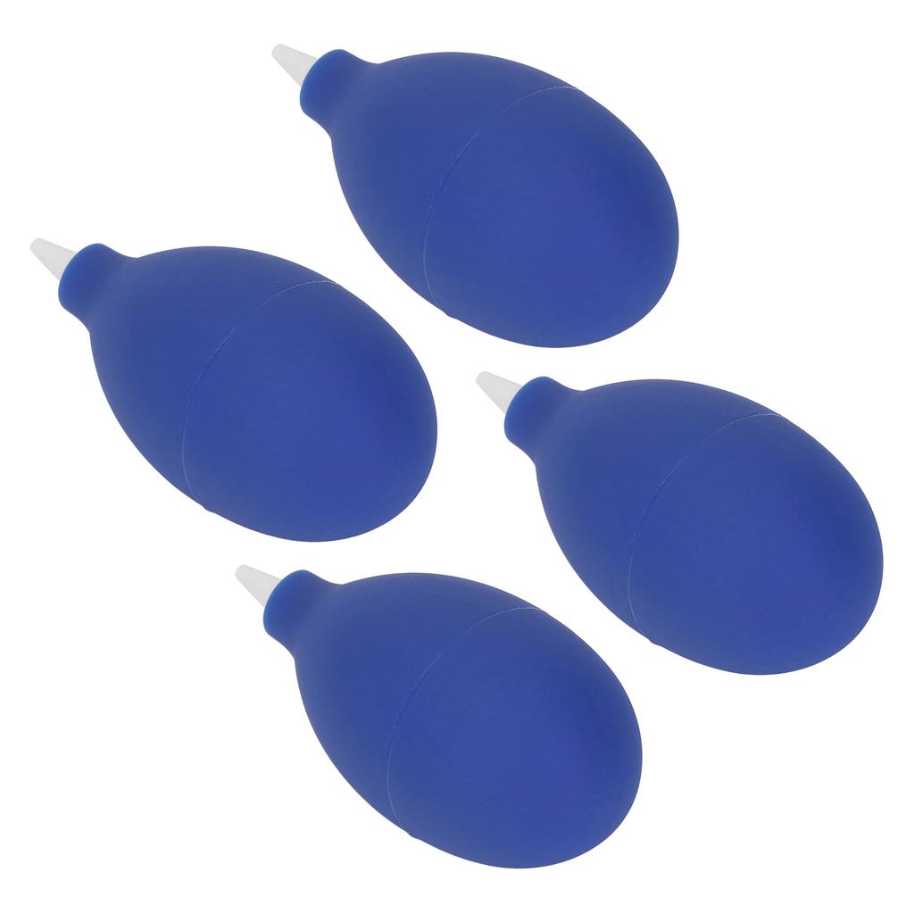 4 Pezzi Soffiatore a Sfera in Gomma con Valvola di Non Ritorno Potente Portatile Spolverino ad Aria per Lente Telefono Blu