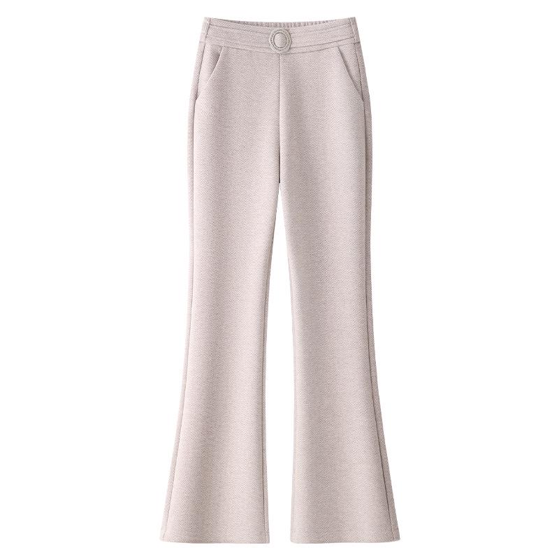 

Apricot Women s High-Waisted Wool Flare Pants - 2024 Autumn/Winter Collection L кофейный