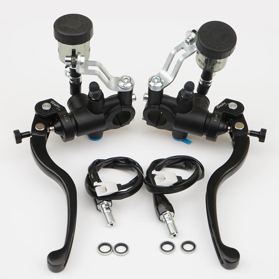 Universal 17.5mm Brake PX1 Motorcycle Brake Clutch Pump Lever Radial Master Cylinder 7/8" 22mm For Yamaha Kawasaki Suzuki