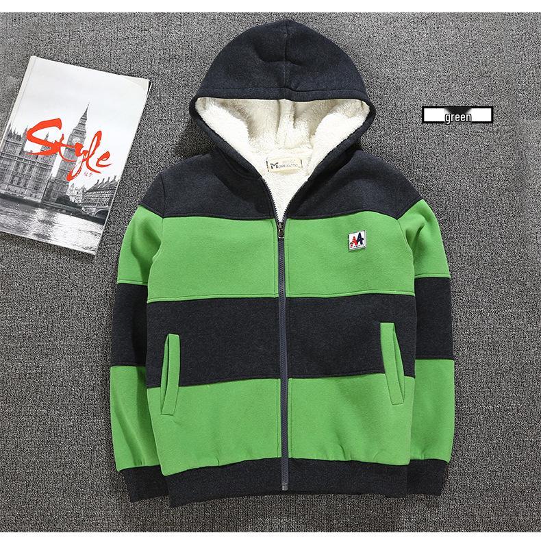 Boys' Plus Size Fleece-Lined Sweatshirt for Ages 8-16