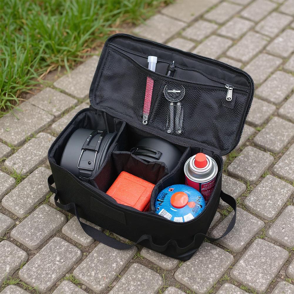 Picnic Cookware Container Lightweight Portable Utensils Kit Box Heat-Insulating Waterproof Tool Storage Case for Travel Hiking