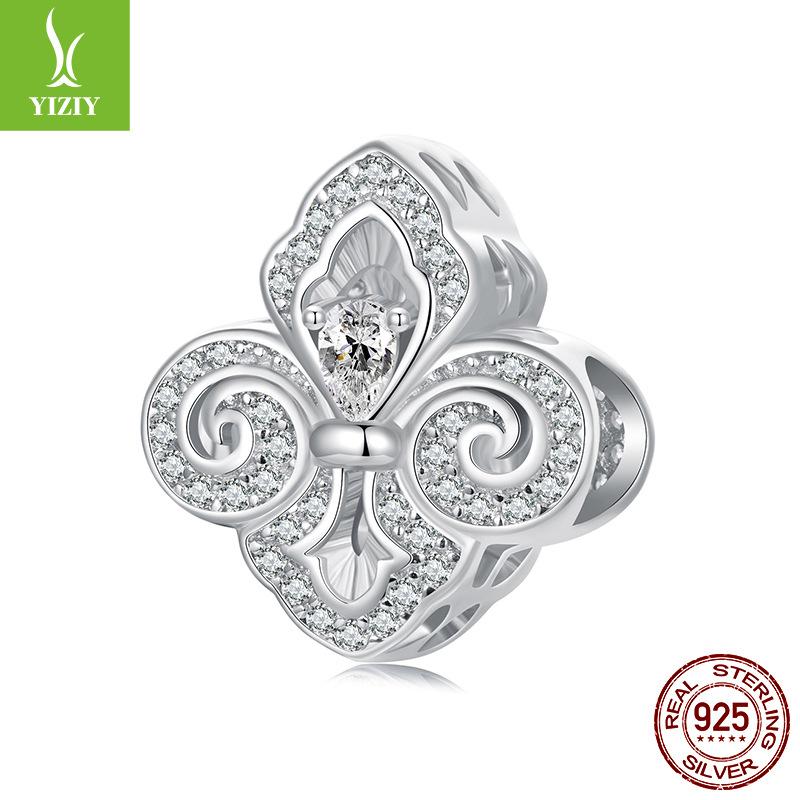 925 Sterling Silver Shining Heart Beads, Love Tree Of Life Diy Bracelet Accessories Valentine'S Day Series