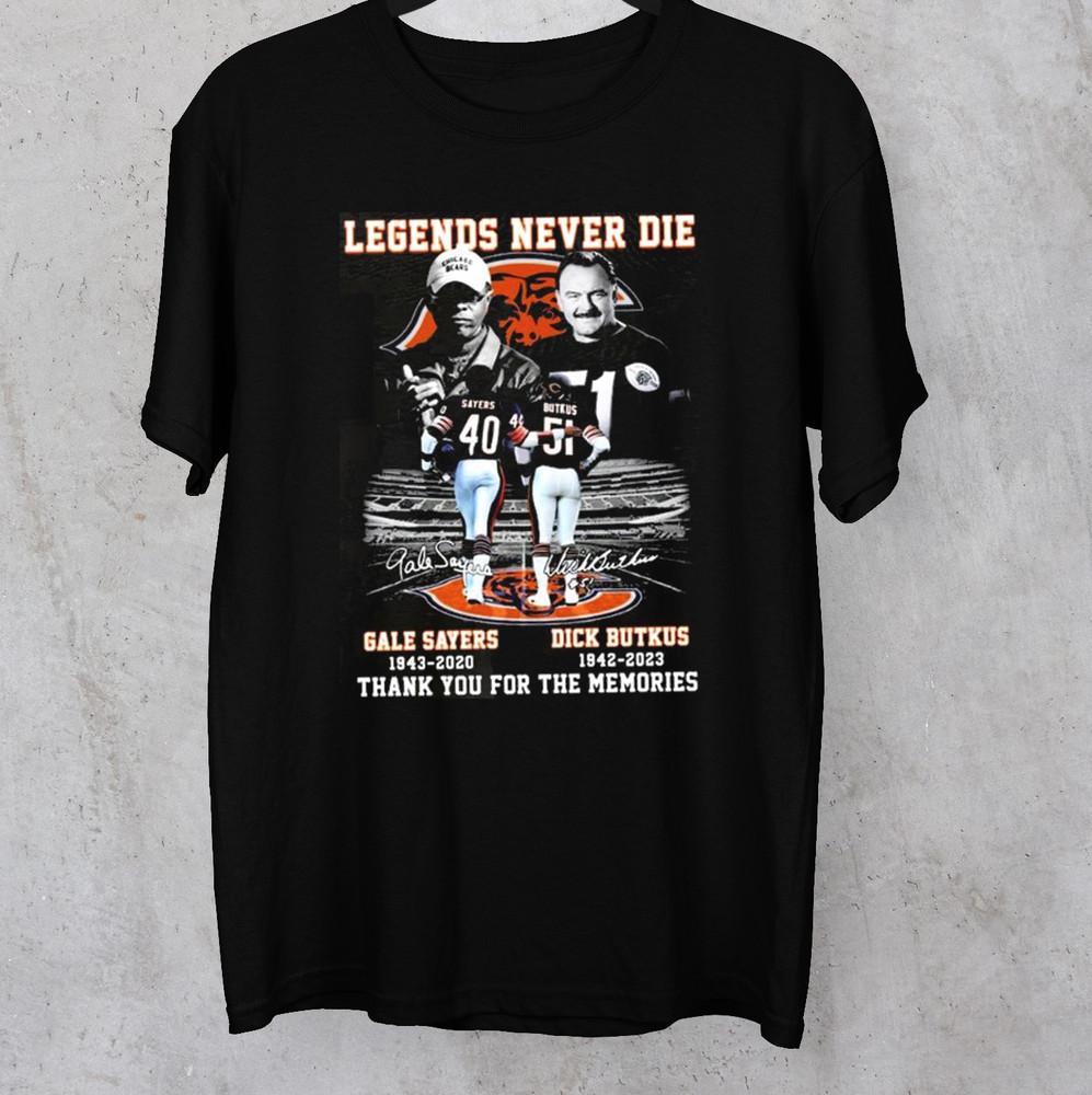 

Dick Butkus signed black T-shirt Unisex SHORT SLEEVE All sizes S-5Xl Unisex T-Shirt L
