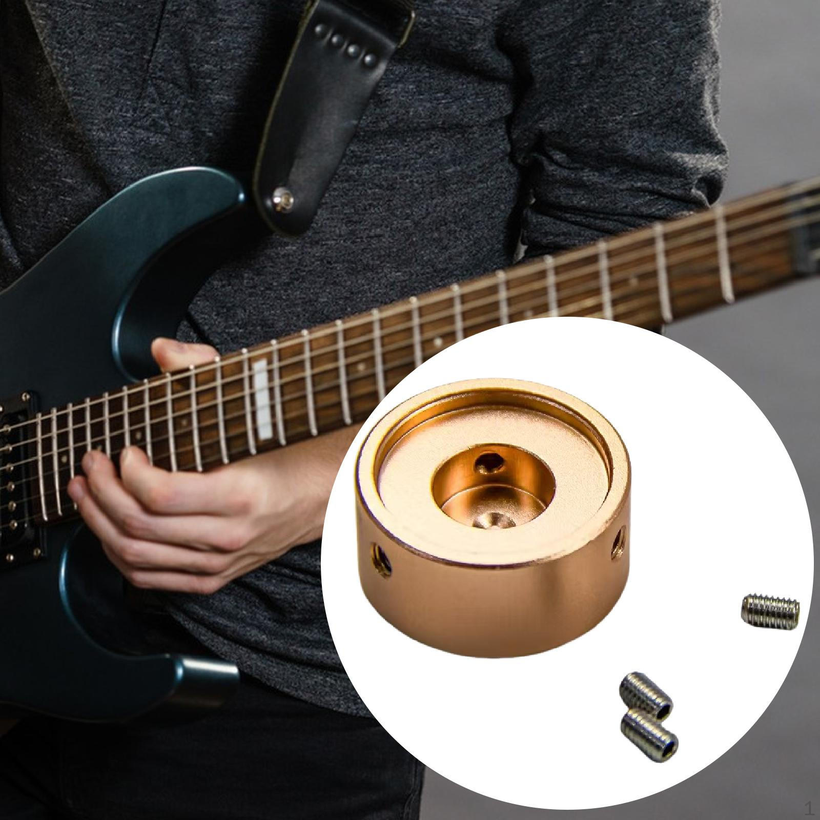 

Крышка кнопки гитарной педали Топпер для футсвитча Легко установить Алюминиевый сплав Ножной гвоздь золотой