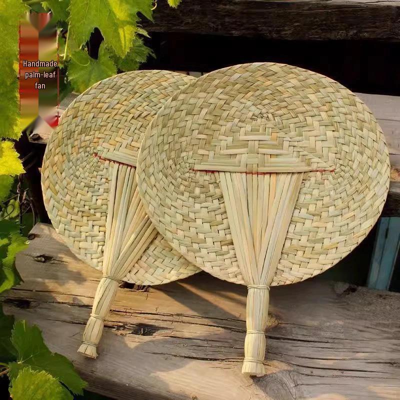 

Новое поступление: Большой веер ручной работы - Классический бытовой вентилятор для охлаждения с дизайном из подорожника и рогоза