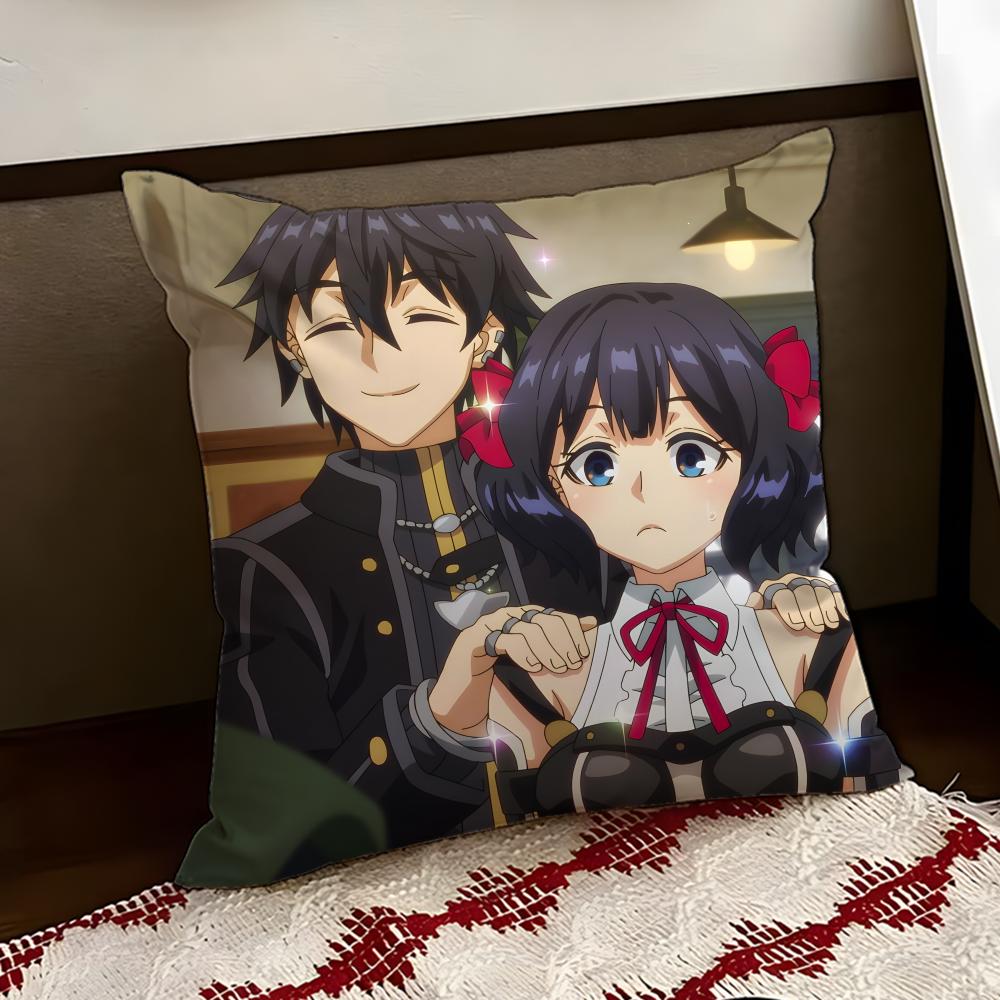 AnimeLTGSR Cushion Cover Reversible Soft Durable Pillow Cover Home Car MultiScene Use for Daily Comfort