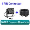 1920*1080P Car AHD Rear View Backup Camera for Heavy Truck/Bus/RV Vehicle Starlight Night Vision Reversing Waterproof Cameras