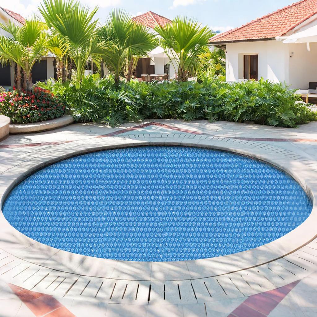 PE Film Round Solar Pool Cover for Swimming Pools Summer Waterproof Pool Tub Dustproof Covers Outdoor Garden Blanket Accessories
