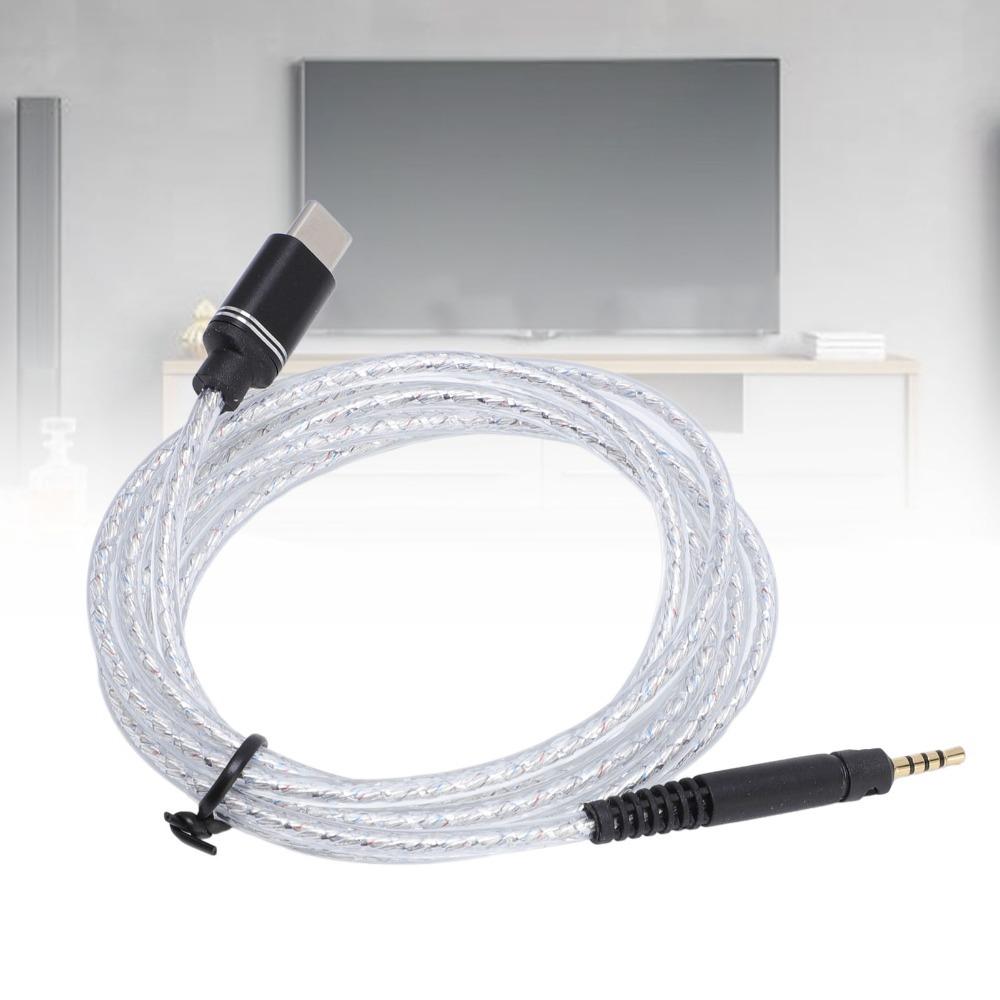 4.9FT USB C to 2.5mm Headphone Cable for M30X M40X M50X for HD598 599 HD558 Daily Audio Use