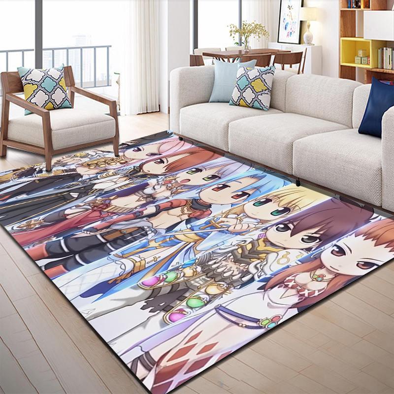 Games Ragnarok Online Carpet Kitchen MatEntrance Doormat Bedroom Floor Decoration Living Room Carpet Bathroom Anti-slip rugs