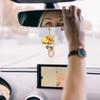 Car Hangings Ornament Cute Cartoon Animal Bag Charm Car Center Console Pendant Hangable Ornament Collectible Toys For SUV Sedan
