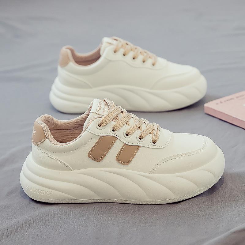 22 spring and summer breathable tide new thick-soled heightening board shoes soft-soled dad shoes 35
