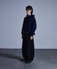Seukeulaeteulpigsel Corduroy Front Pocket Curved Pants [Black]