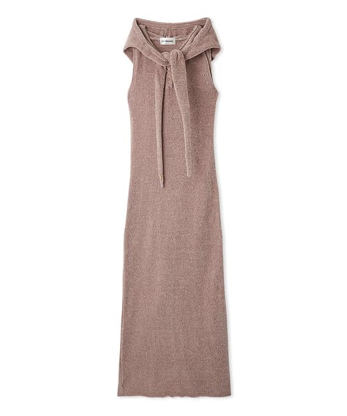 

Lily Brown Bowtie Knit Hoodie Dress Pink (LWNO251058) Women s розовый