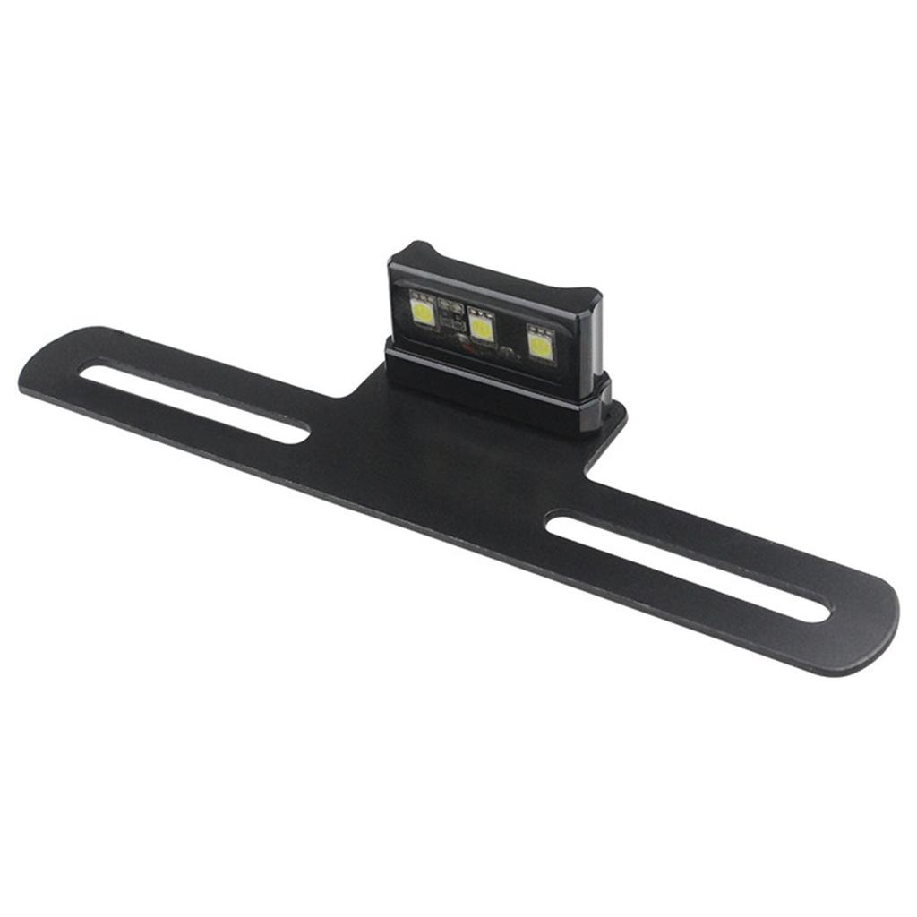 Motorcycle LED Rear Light with Plate Lamp 12V Versatile 12V LED Motorcycle Tail Lamp with Brackets Simple Installation