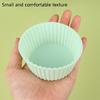 6 Stück Silikon-Kuchenform, runde Muffin-/Cupcake-Backform, Luftfritteuse, Schüssel, wiederverwendbar, DIY-Kuchendekorationswerkzeuge, Küchenbackform