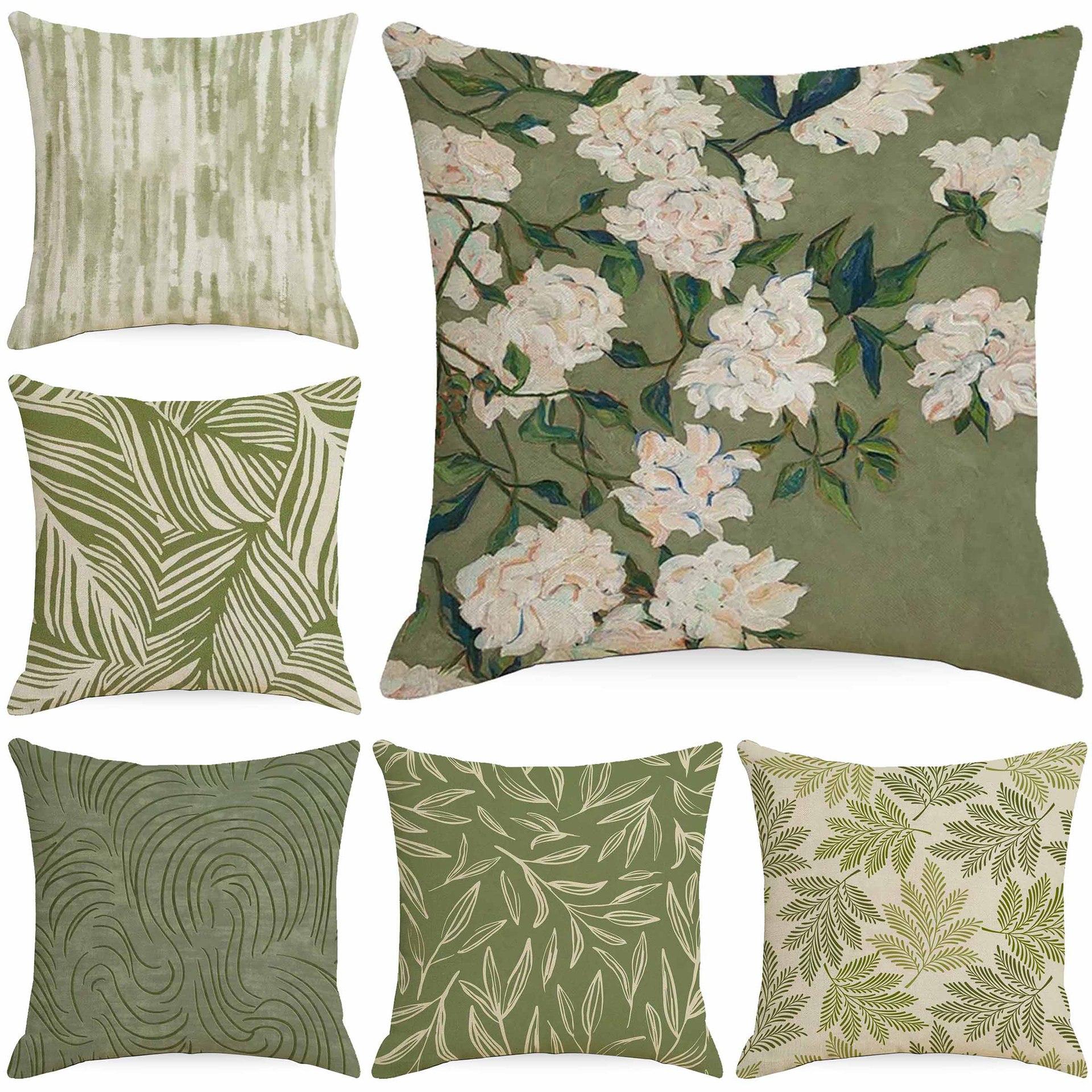 Writing A Notebook Unisex Pillowcase Fine Linen Cushion Cover Sofa Decoration Pillowcase Nordic Simple Modern Abstract Pattern Pillowcase