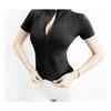 Casual Slim Sports Coat Women Short Sleeve Solid Zipper Cycling Running Yoga Outfit Clothes Summer Sport Jacket