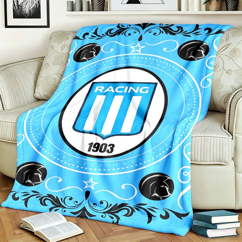Racing Club de Avellaneda Theme Blanket Suitable For Beds Sofas And Camping Perfect For Both Men And Women Comfortable Bedding All Year Round