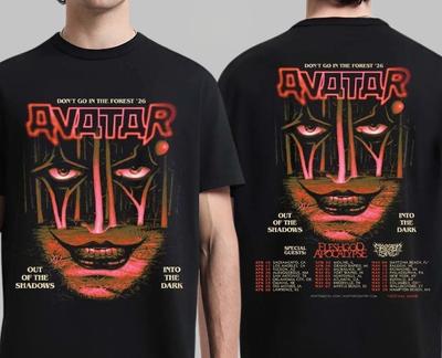 Avatar Don't Go In The Forest 2026 North America Tour T-Shirt