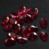 Natural Red Ruby Oval Cut 6 Pcs 7x5 Mm Lot Certified Vintage Jewelry Gemstone