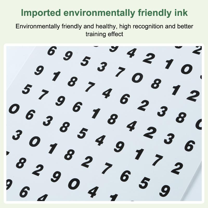 Visual Acuity Chart Refractive Ability Font Training Distance And Near Card Operation Test Size And Shape Eye Alphabet Table