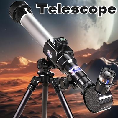 Portable Monocular Telescope with HD Night Vision - Manual Focus Handheld Telescope, Astronomy & Stargazing Gift, Lightweight Night Vision Device