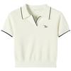 TonLion Women's Short Sleeve Knit Polo Shirt