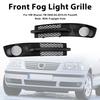 Front Bumper Fog Light Grill Fit VW Sharan 7M 2000-2010 W/ Foglight Hole