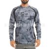 Long Sleeve Fishing Shirt Men UV Protection Breathable Quick Dry Outdoor T-Shirt