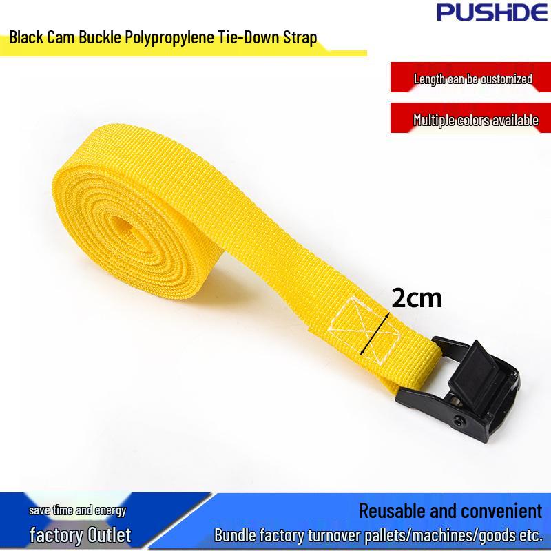 Zinc Alloy Cam Buckle Polypropylene Strap for Cargo Tie-Down