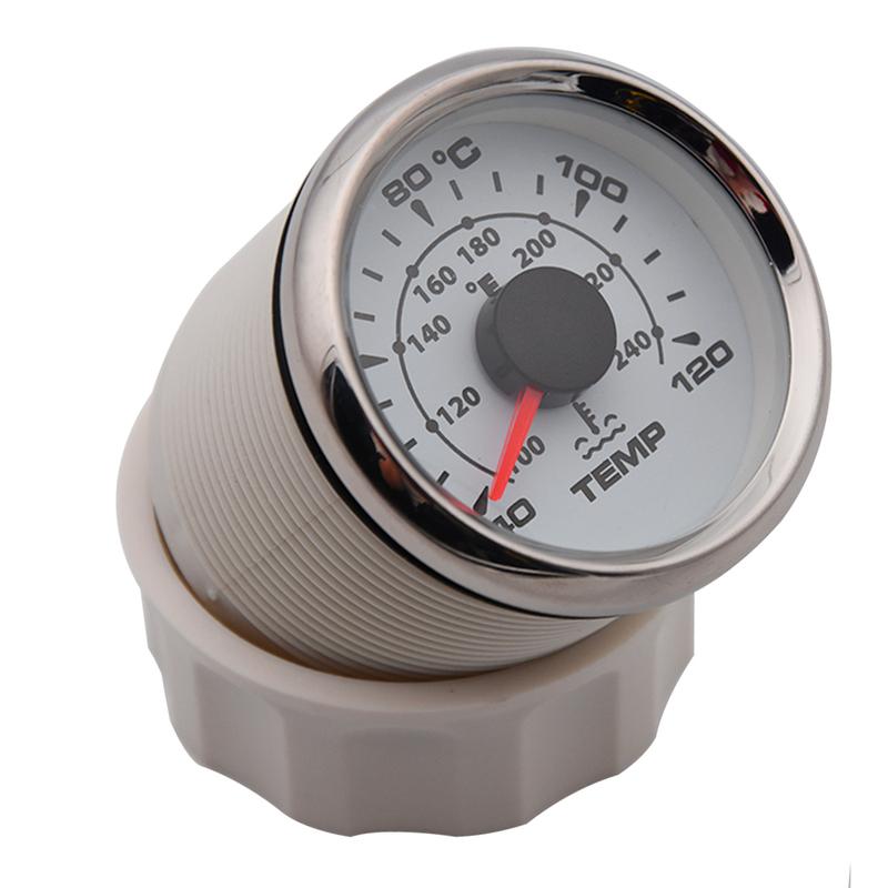 Customized10mm 14mm 17mm 21mm Temperature Sensor+52mm Water Temperature Gauge Universal for Boat Car Auto Motorcycle Thermometer