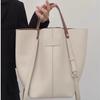 Retro Bucket Handbag Women Classic Luxury Designer Large Capacity Ladies PU Shoulder Bag Ladies Fashionable Chic Tote Bag 2025
