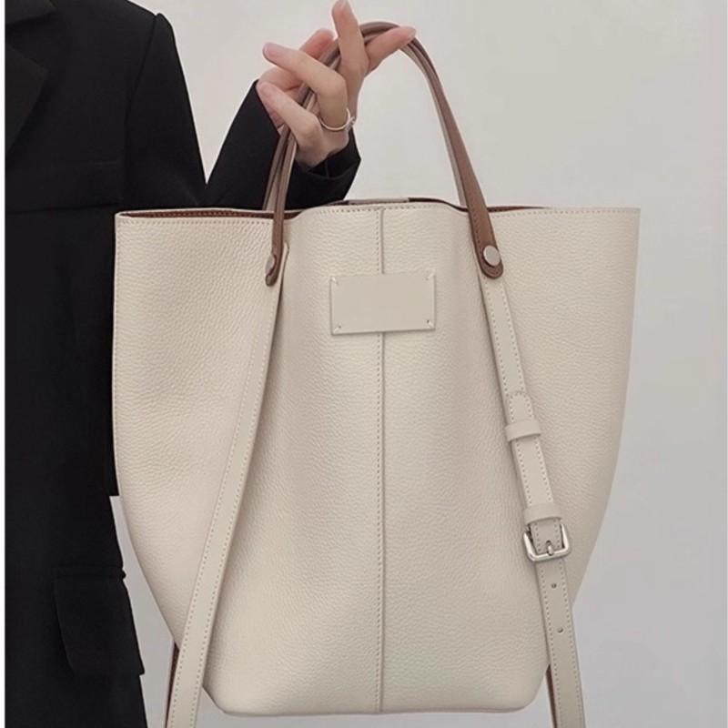Retro Bucket Handbag Women Classic Luxury Designer Large Capacity Ladies PU Shoulder Bag Ladies Fashionable Chic Tote Bag 2025