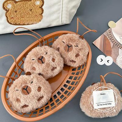 Karikatür Kapibara Anahtarlık Eğlenceli Ve Rahat Çanta Kolyesi Yenidoğan Çantaları Ve Aksesuarları İçin Kişiselleştirilmiş Kolye