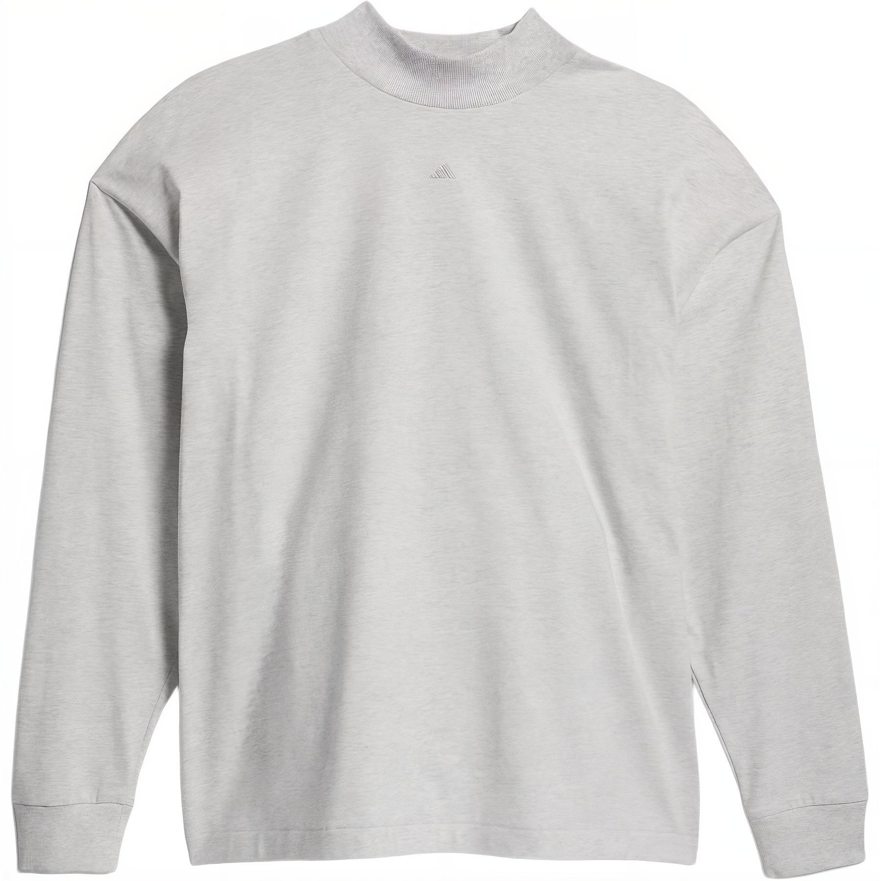 

Adidas Basketball Basic Brand Logo Crew Neck Long Sleeve Daily Casual Comfort Top Unisex Off White IZ4915 XL