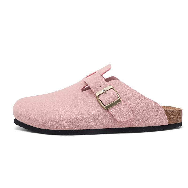 

Літній новий однопедальний пара коркових шльопанців Birkenstock чоловічі модні повсякденні сумка голова шльопанці модні чоловічі та жіночі шльопанці 43 рожевий