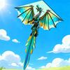 Pterodactyl Dinosaur Kite - Children's Cartoon Dragon Kite for Outdoor Fun